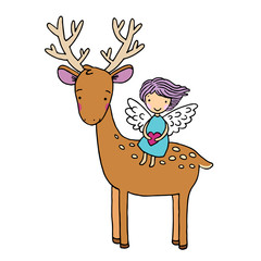 Deer and the angel.