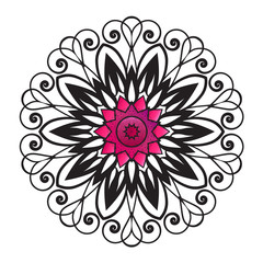 Fototapeta na wymiar Floral Ornament Pattern