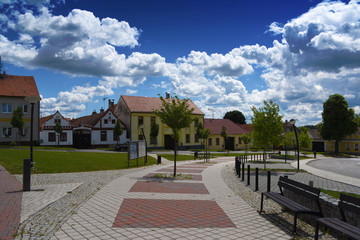 Obraz premium Sevetin village in south Bohemia