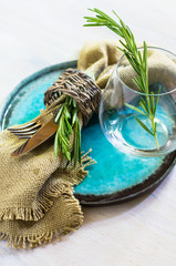 Summertime table setting