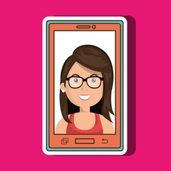 smartphone service design, vector illustration eps10 graphic 