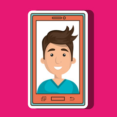 smartphone service design, vector illustration eps10 graphic 