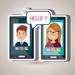 smartphone service design, vector illustration eps10 graphic 