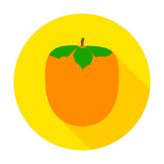 Mango flat circle icon