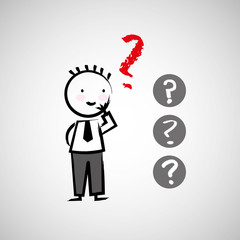 businessman drawing design 