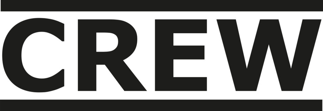 Crew word for teams and staff