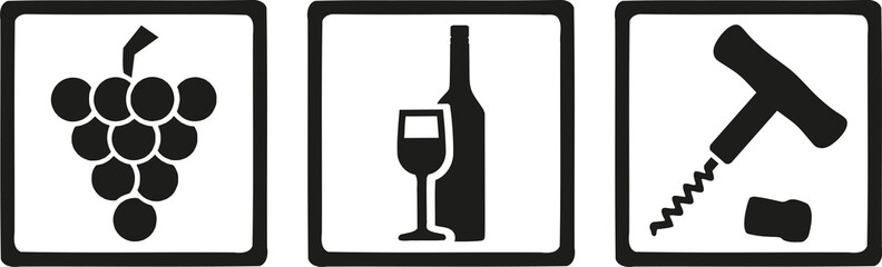 Winemaker icons