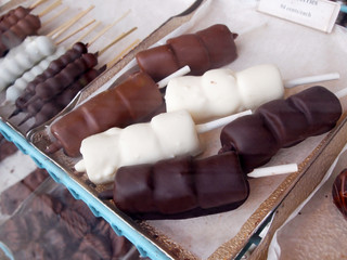 Chocolate Covered Marshmallows