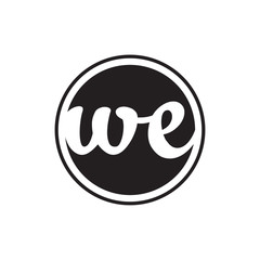 initial letter logo circle with ring