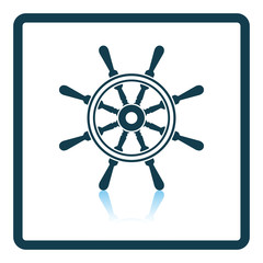 Obraz premium Icon of steering wheel