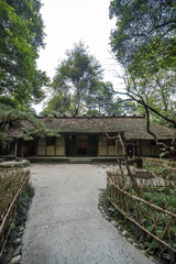 Du Fu thatched Cottage park, Chengdu, China