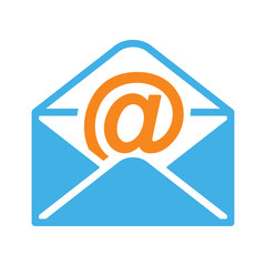 envelope icon flat transparent open email icon on white backgrou