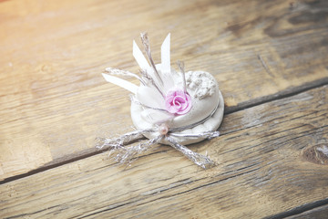 wedding souvenir on  table