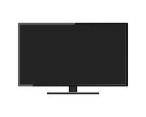 LCD TV monitor vector illustration