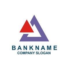 Logo design banking financial business icon