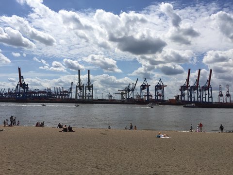 Am Elbstrand