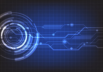 Fototapeta premium Abstract technology background