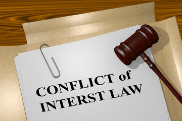 Conflict of Interest Law legal concept