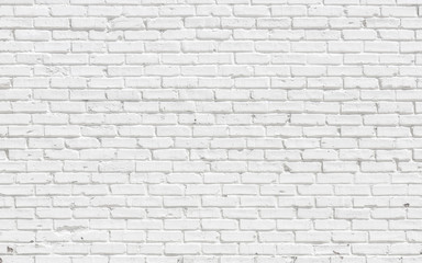Panele Szklane  Biały ceglany mur w tle