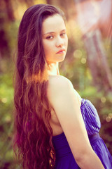 Naklejka premium Beautiful Young Woman