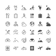 Traveling icons, included normal and enable state.