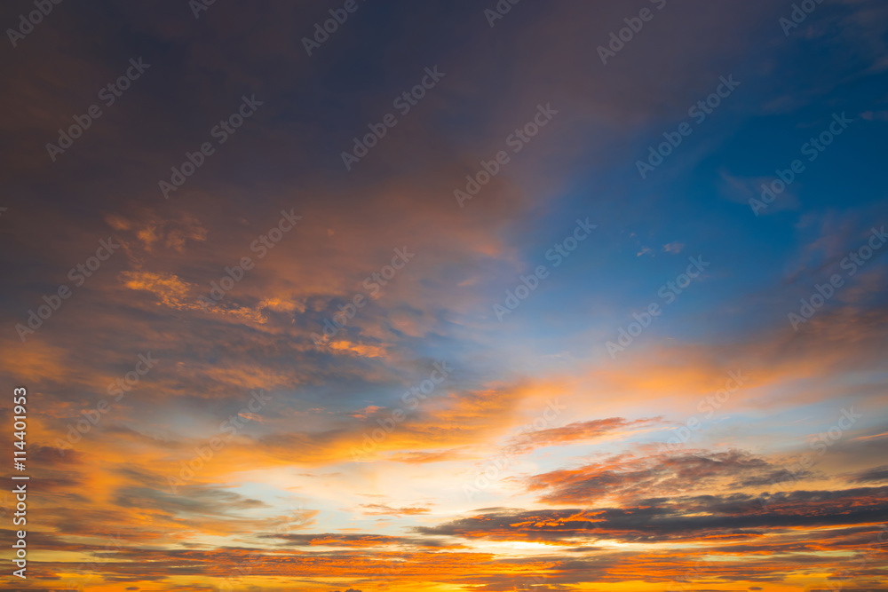 Canvas Prints beautiful color sunset sky for background web design or backdrop