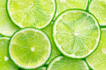 Lime slices background