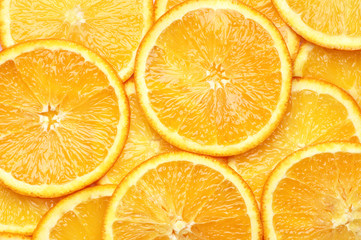 Orange slices background
