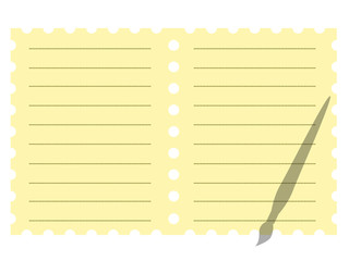 note paper with pen background