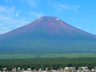 夏富士　富士山