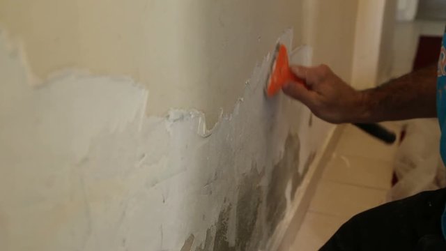Wall scrapping