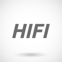  Illustration of    the text HIFI