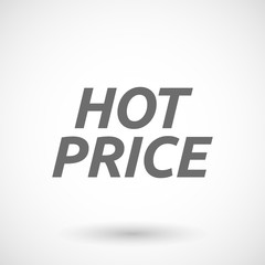  Illustration of    the text HOT PRICE