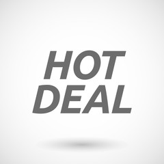  Illustration of    the text HOT DEAL