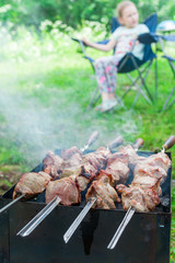 Delicious pork grilled meat