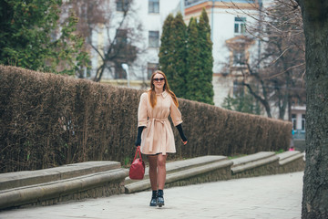 pretty girls on a walk