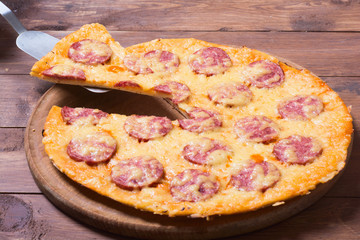 Homemade Pepperoni Pizza