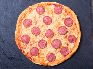 Homemade Pepperoni Pizza