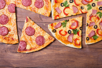 pizza with pepperoni