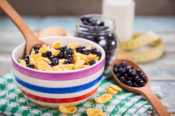 cornflake with  bilberry