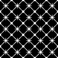 Flower and square seamless pattern.