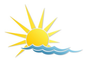 Logo sun and sea.