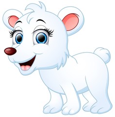 Cute polar bear cartoon