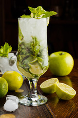 beautiful Mojito with ice