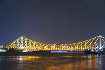 Howrah bridge in golden light.
I shoot it in Howrah,India.