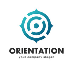 Business logo vector, orientation, point of view