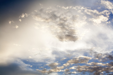 Obraz premium Cloudy sky background