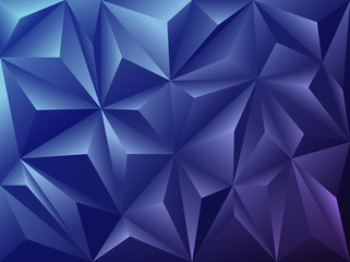 Obraz premium PURPLE/BLUE POLYGON BACKGROUND