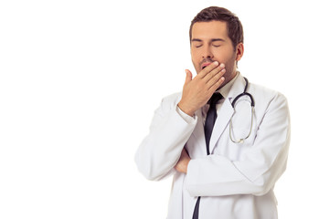 Handsome medical doctor