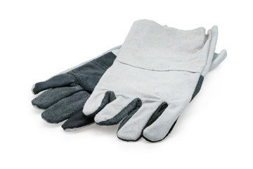 protective work gloves isolated